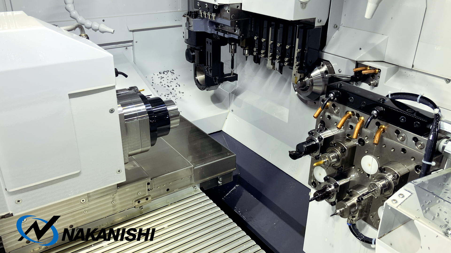 【快削鋼 φ2.9エンドミル加工】CNC自動旋盤×フランジスピンドル