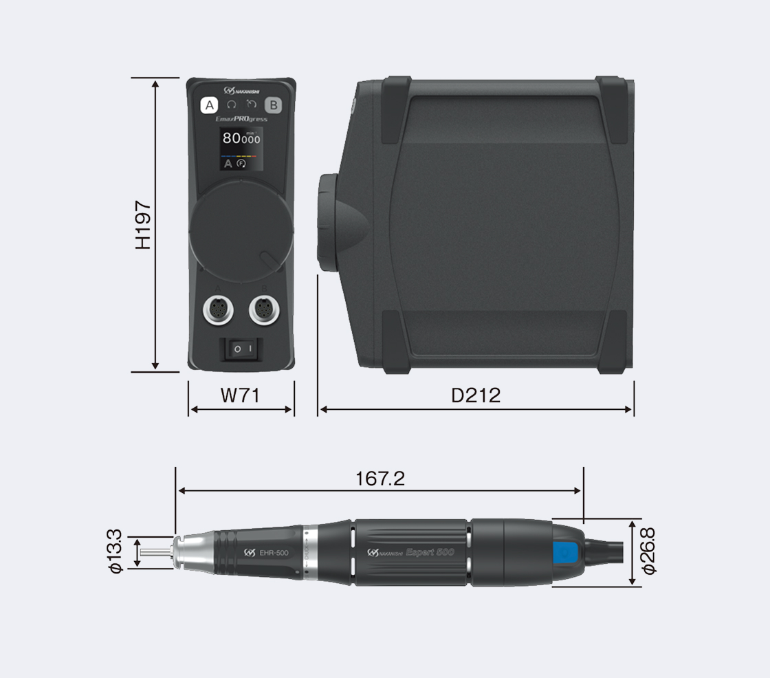EP50C-HR-100 サイズ画像