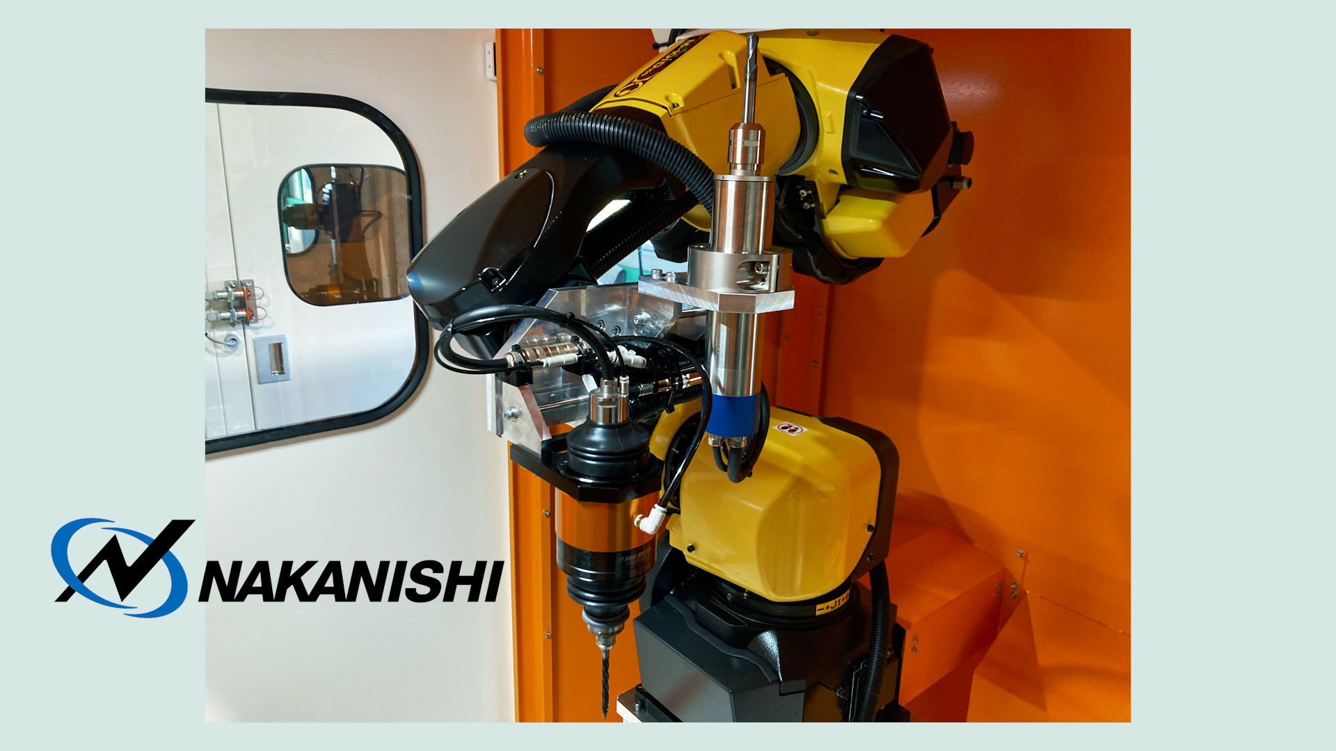 【インバーターケースバリ取り自動化】ロボット×高トルクスピンドル×フローティングスピンドル